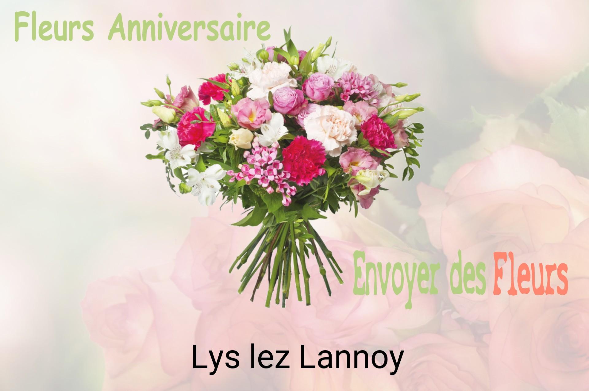 Bouquet de fleurs d’anniversaire livré à Lys-lez-Lannoy
